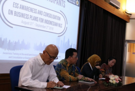 ESS AWARENESS AND CONSOLIDATION ON BUSINESS PLANS FOR INDONESIAN NLCs (2018) 2