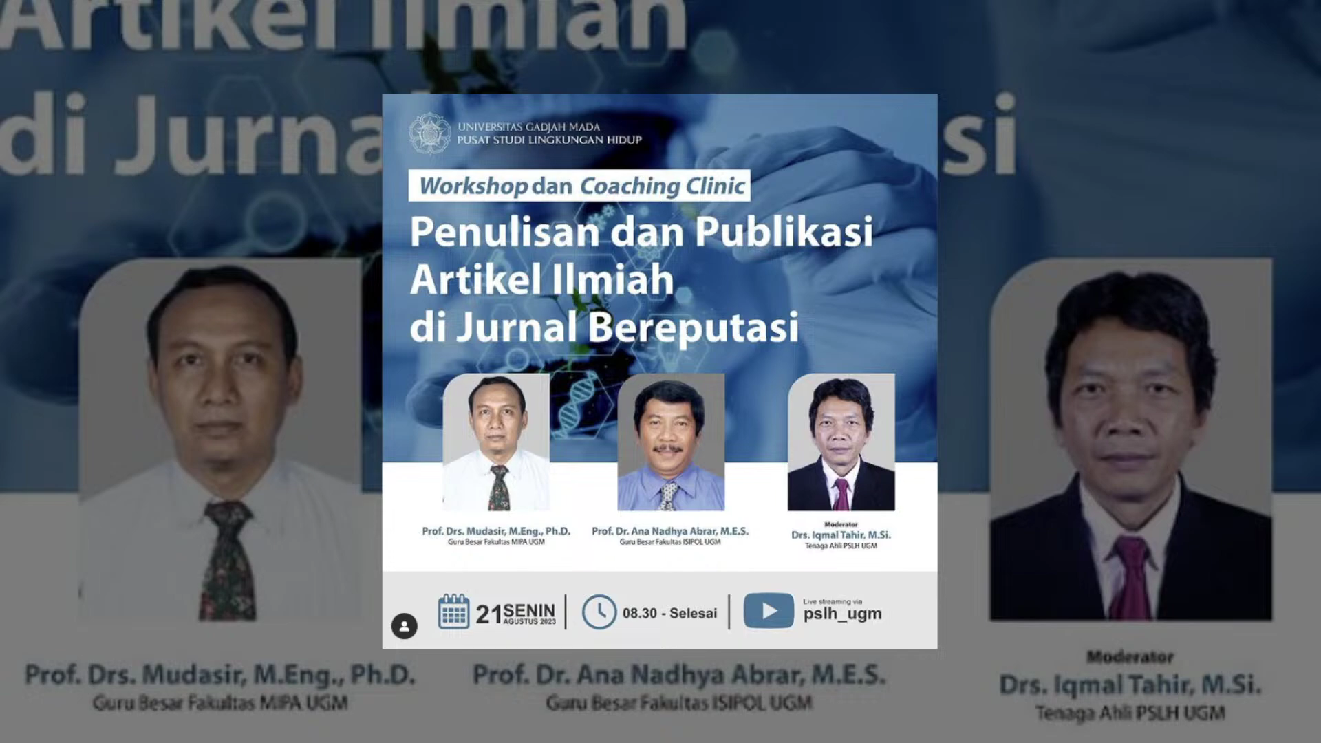 Penulisan Dan Publikasi Artikel Ilmiah Di Jurnal Bereputasi Pusat