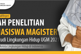 Poster Hibah Penelitian Mahasiswa Magister PSLH UGM 2021