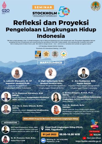 Seminar Stockholm - Refleksi dan Proyeksi Pengelolaan Lingkungan Hidup Indonesia