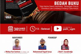 Bedah Buku Tata Kelola Sawit Indonesia dan Tantangan Pasca Omnibus Law UU Cipta Kerja