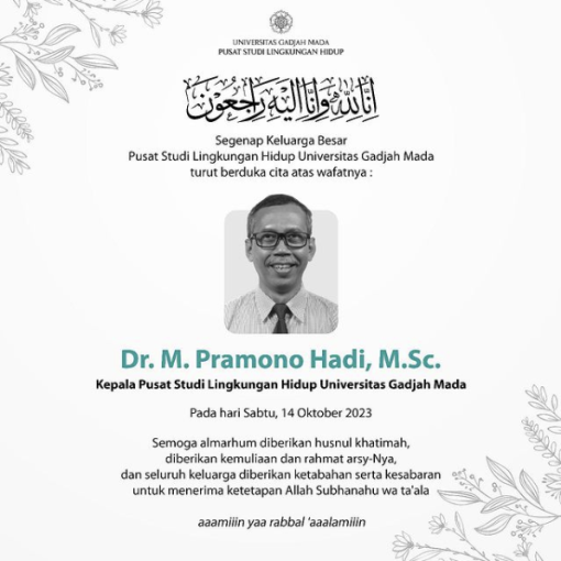 Dr. M. Pramono Hadi, M.Sc.