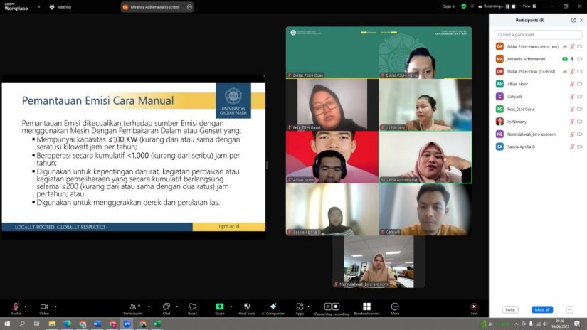 Pembukaan Pelatihan Pengendalian Pencemaran Udara Angkatan ke-9