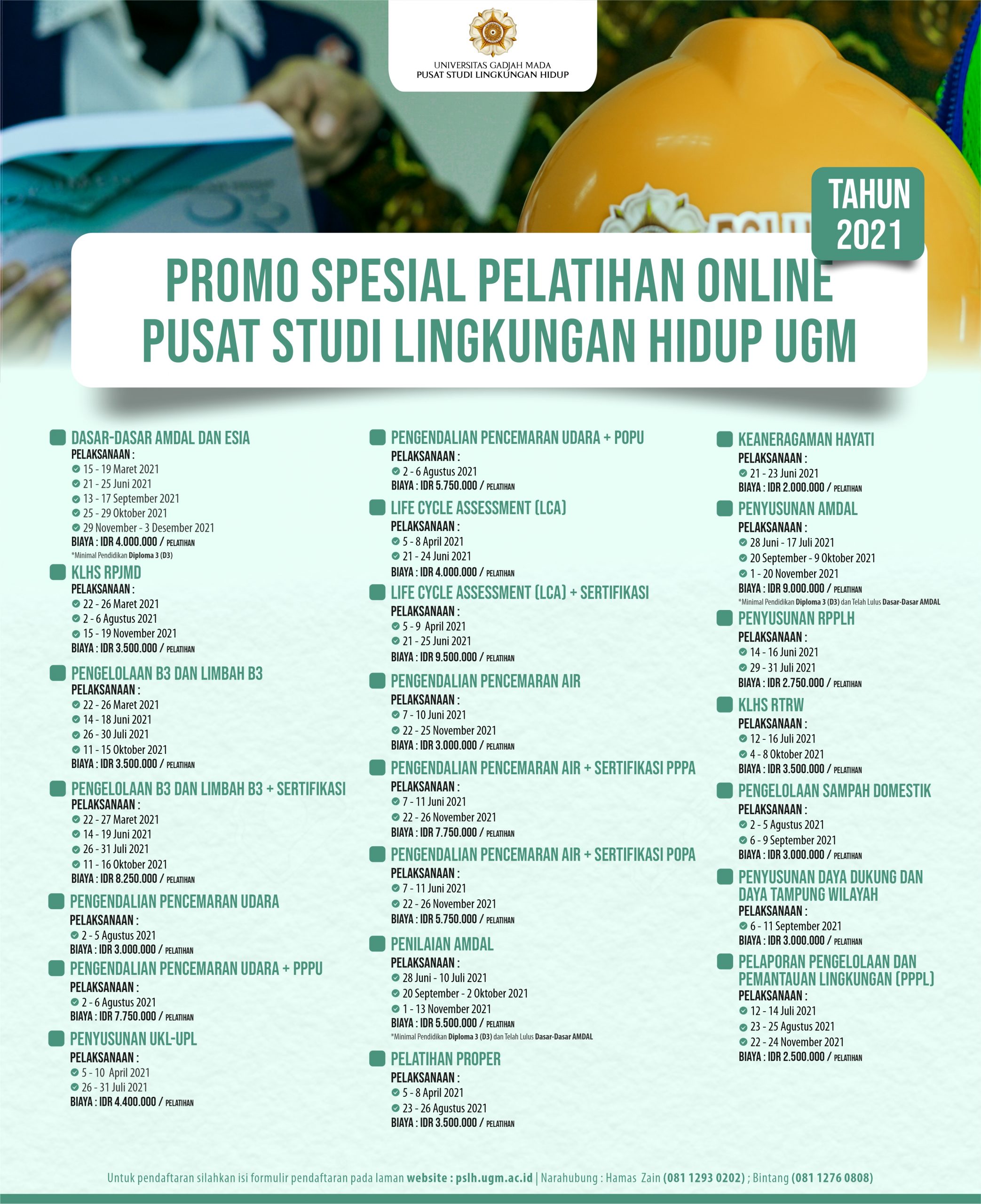 Poster Diklat PSLH 2021 New banget