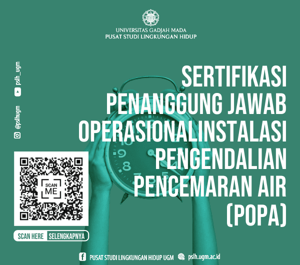 Sertifikasi Penanggung Jawab Operasional Instalasi Pengendalian Pencemaran Air (POPA)